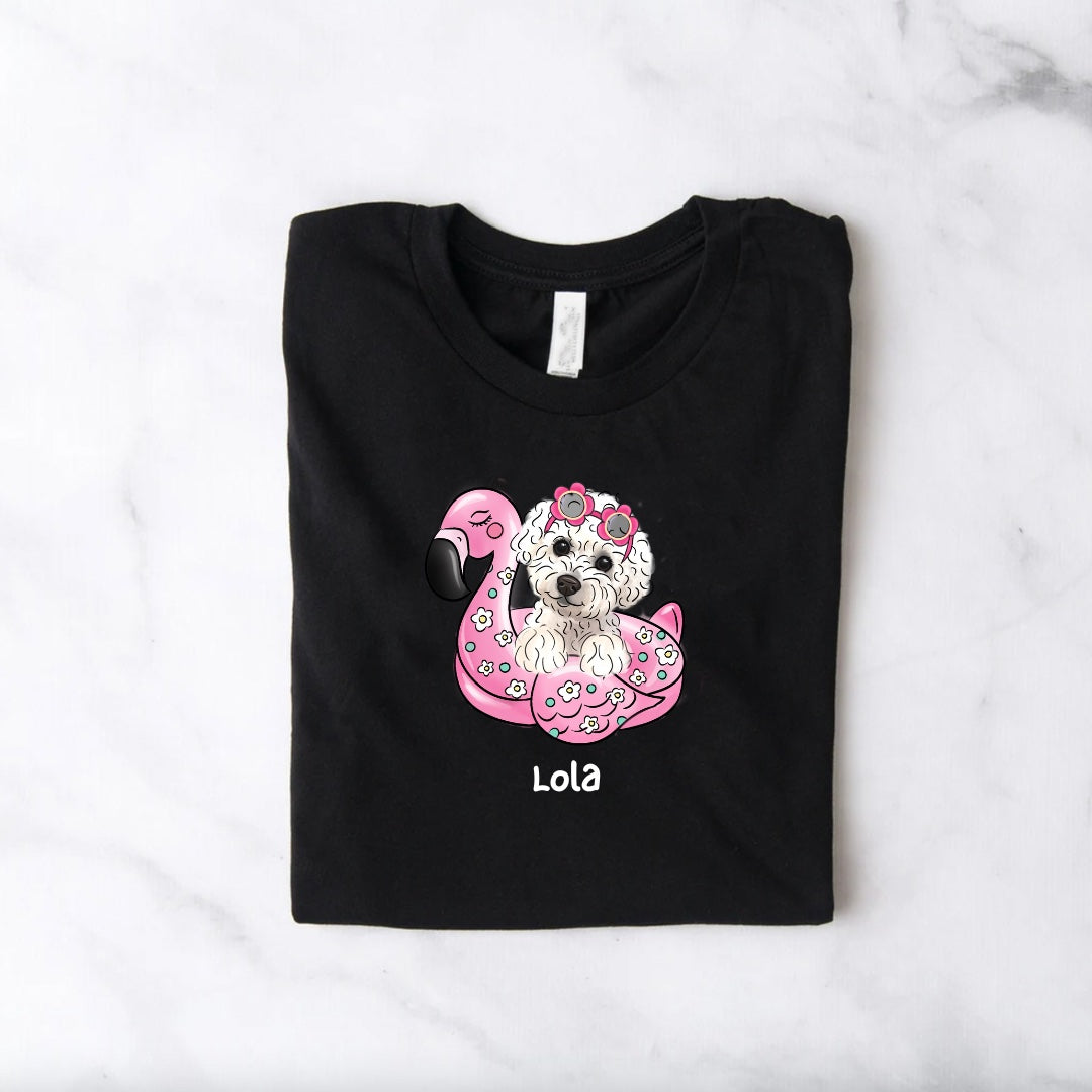 Custom Dog Illustration T Shirt