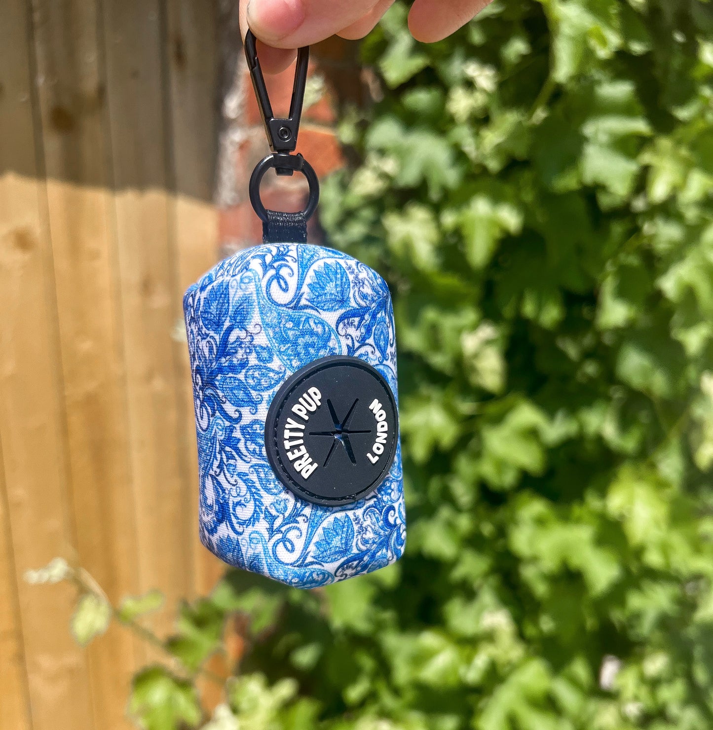 Blue Dog Poo Bag Dispenser | Regal Paisley