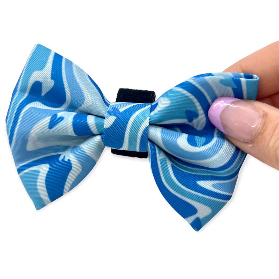 blue dog bow tie